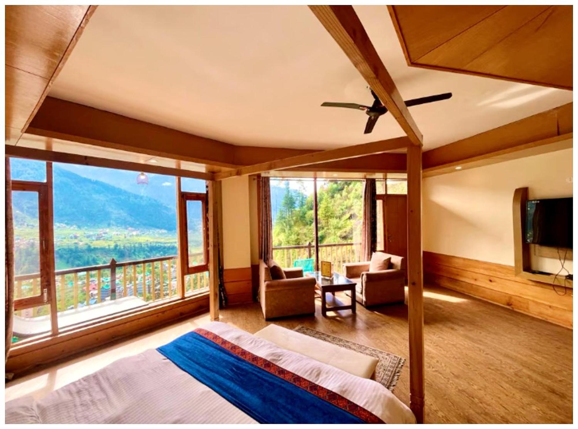 Manali Hotel T H E - B D - R E S O R T - Free Parking - Jungle Safari And Restaurant Facilities -Luxury & Spacious Room - Best Premium Hotel In Manali Luaran gambar